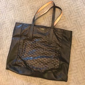 Anthropologie Joy Grayson Perforated Leather Tote